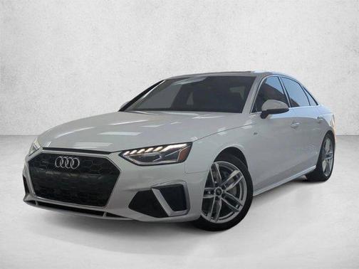 Ibis White 2023 Audi A4 45 S line Premium Plus