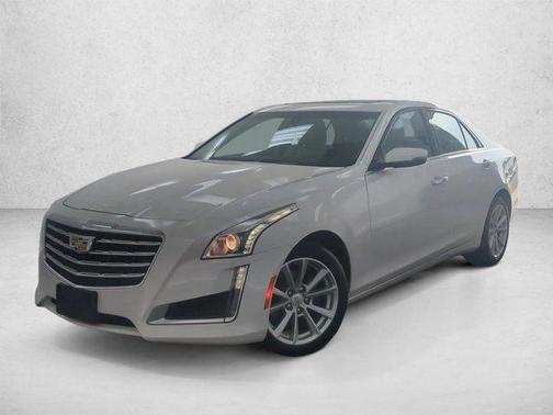 Crystal White Tricoat 2019 Cadillac CTS 2.0L Turbo