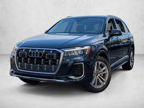 Waitomo Blue Metallic 2025 Audi Q7 45 Premium Plus