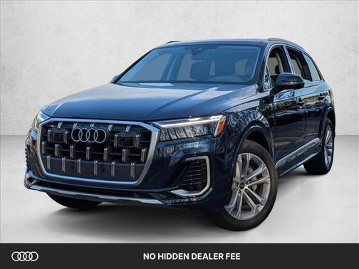 Waitomo Blue Metallic 2025 Audi Q7 45 Premium Plus