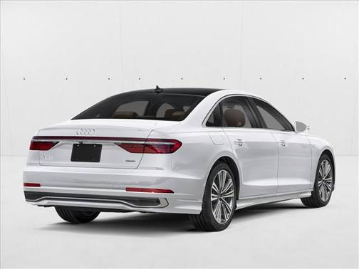 glacier white metallic 2026 Audi A8 55 TFSI quattro Tiptronic