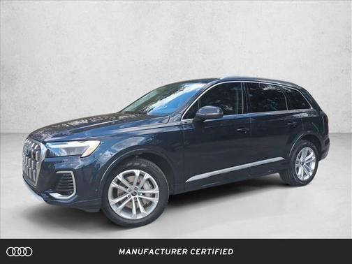 Waitomo Blue Metallic 2025 Audi Q7 55 Premium Plus SUV