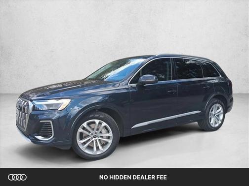 Waitomo Blue Metallic 2025 Audi Q7 55 Premium Plus
