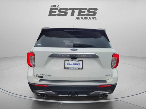 Star White Metallic Tri-Coat 2020 Ford Explorer Platinum