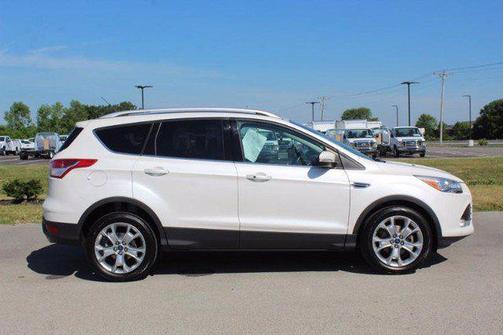 White Platinum Clearcoat Metallic 2015 Ford Escape Titanium