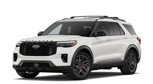 Star White Metallic Tri-Coat 2026 Ford Explorer ST