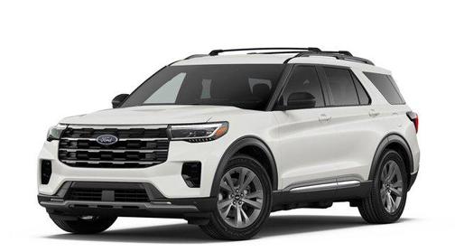 Star White Metallic Tri-Coat 2026 Ford Explorer Active w/200A Pkg