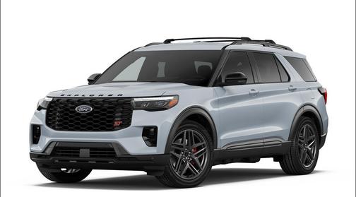 Space White Metallic 2026 Ford Explorer ST