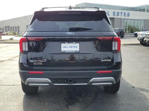 Agate Black Metallic 2026 Ford Explorer Platinum
