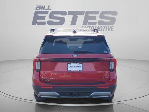 Rapid Red Metallic Tinted Clearcoat 2026 Ford Explorer Platinum