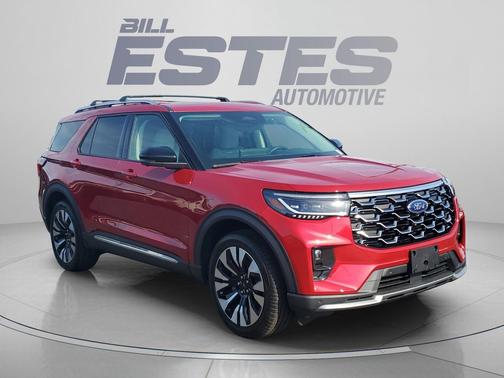 Rapid Red Metallic Tinted Clearcoat 2026 Ford Explorer Platinum