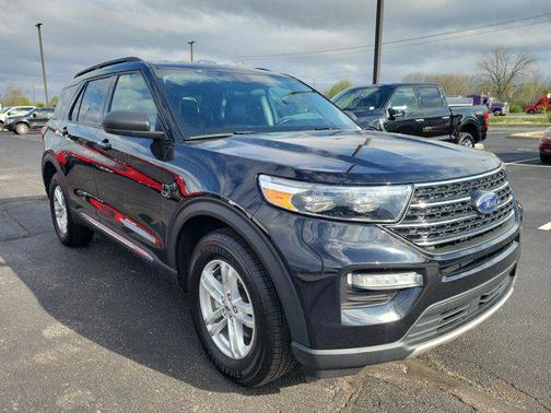 Agate Black Metallic 2023 Ford Explorer XLT