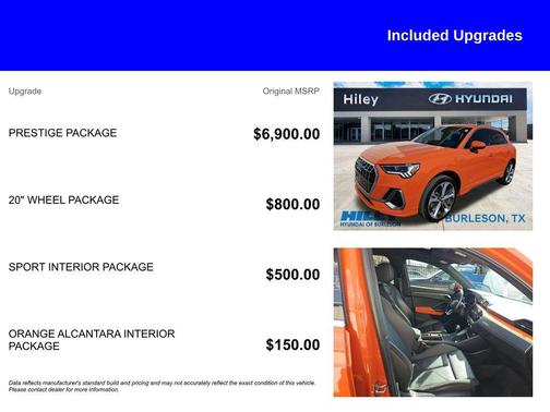 2020 Audi Q3 45 S line Prestige