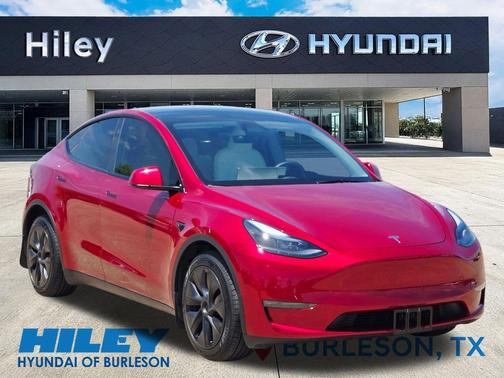 Ultra Red 2025 Tesla Model Y Long Range Dual Motor All-Wheel Drive