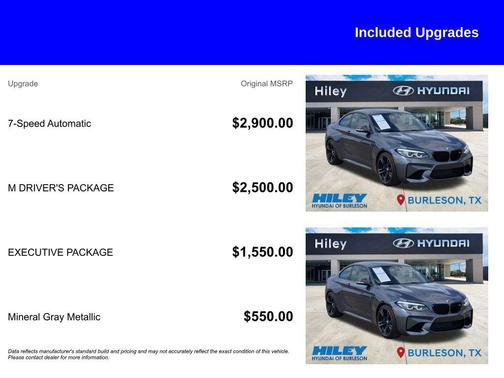 Mineral Gray Metallic 2018 BMW M2 Base