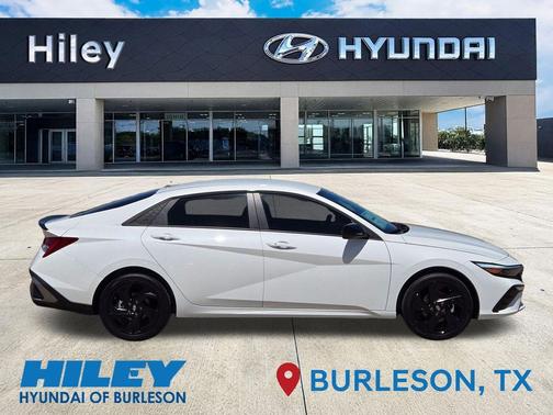 Serenity White 2026 Hyundai ELANTRA HEV SEL Sport