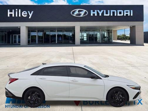 Serenity White 2026 Hyundai ELANTRA HEV SEL Sport