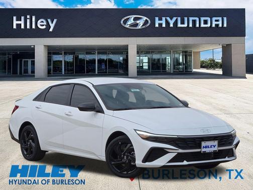 Serenity White 2026 Hyundai ELANTRA HEV SEL Sport