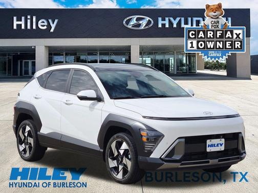 Atlas White 2024 Hyundai KONA Limited