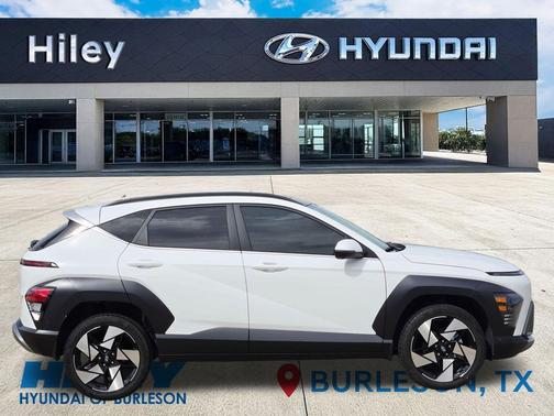 Atlas White 2024 Hyundai KONA Limited