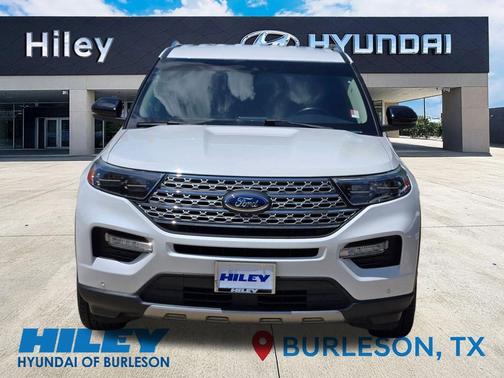 Star White Metallic Tri-Coat 2021 Ford Explorer Limited