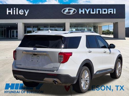 Star White Metallic Tri-Coat 2021 Ford Explorer Limited