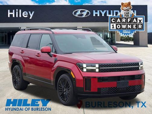 Ultimate Red 2025 Hyundai SANTA FE HEV Calligraphy