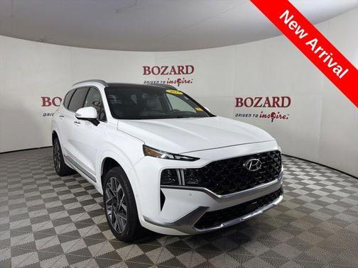 Serenity White Pearl 2023 Hyundai SANTA FE Calligraphy