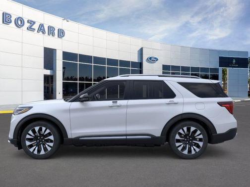 Space White Metallic 2026 Ford Explorer Platinum