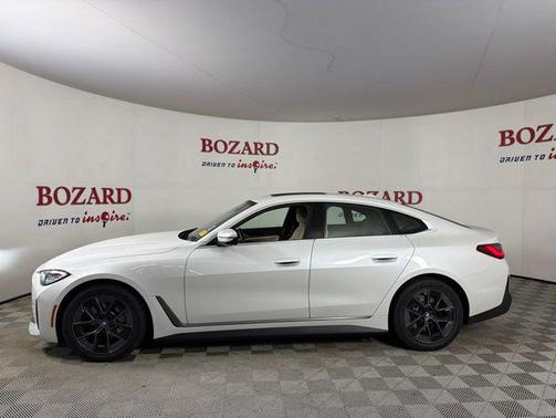 White Metallic 2023 BMW i4 Gran Coupe eDrive40