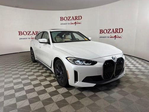 White Metallic 2023 BMW i4 Gran Coupe eDrive40