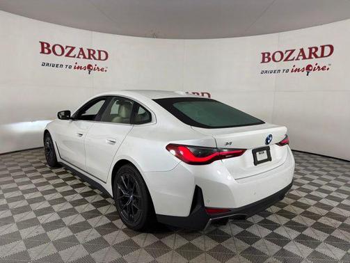 White Metallic 2023 BMW i4 Gran Coupe eDrive40