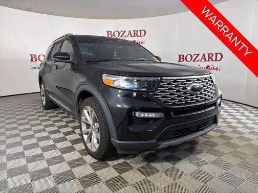 Agate Black Metallic 2021 Ford Explorer Platinum