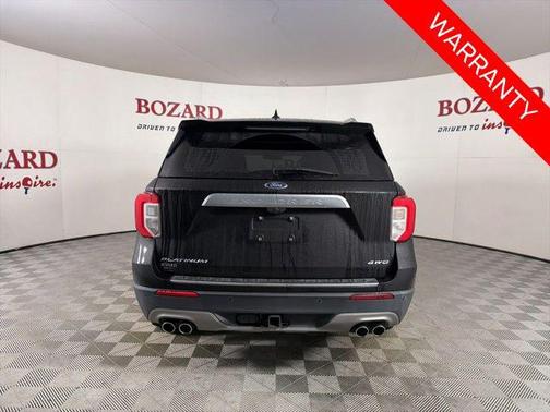 Agate Black Metallic 2021 Ford Explorer Platinum