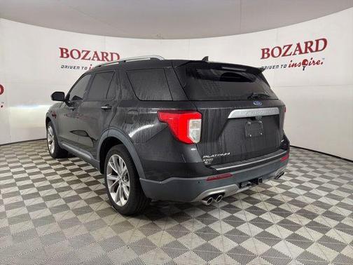 Agate Black Metallic 2021 Ford Explorer Platinum
