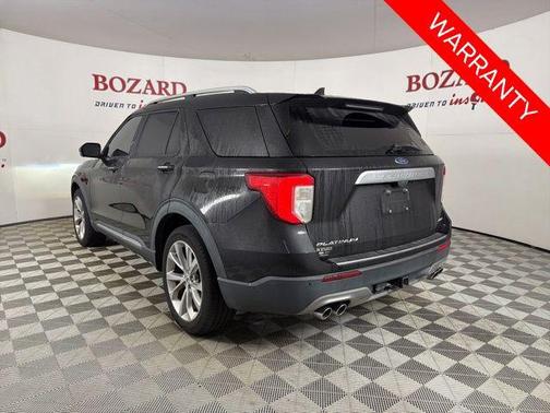 Agate Black Metallic 2021 Ford Explorer Platinum