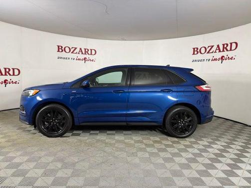 Blue Metallic 2021 Ford Edge ST Line