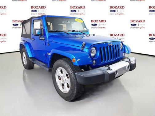 Hydro Blue Pearl Coat 2015 Jeep Wrangler Sahara