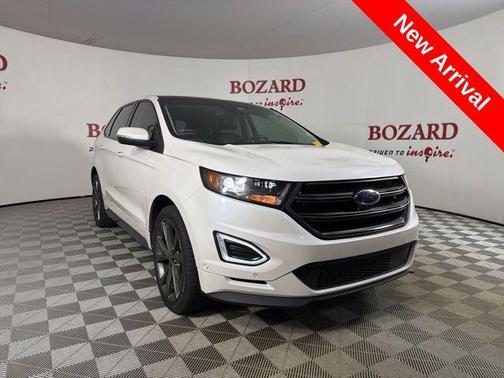 White Platinum 2016 Ford Edge Sport