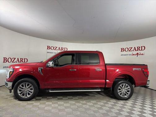 Rapid Red Metallic Tinted Clearcoat 2025 Ford F-150 Lariat