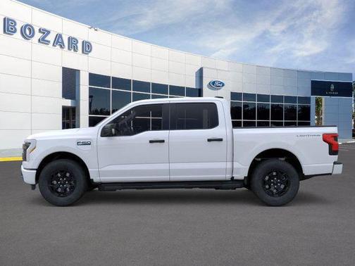 Oxford White 2025 Ford F-150 Lightning XLT