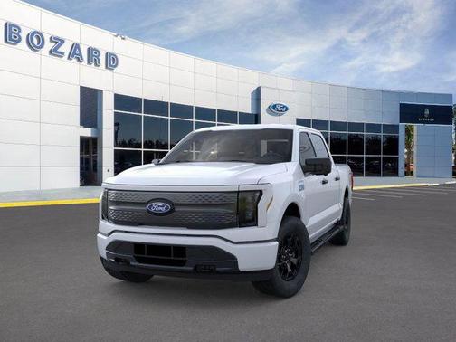 Oxford White 2025 Ford F-150 Lightning XLT