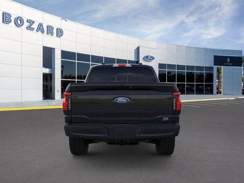 Agate Black Metallic 2025 Ford F-150 Lightning Flash