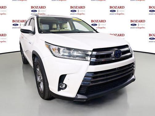 Blizzard Pearl 2019 Toyota Highlander Hybrid Platinum