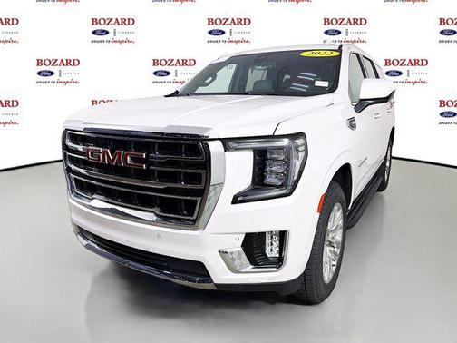 White Frost Tricoat 2022 GMC Yukon SLT