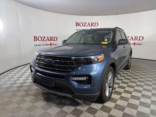 Blue Metallic 2020 Ford Explorer XLT