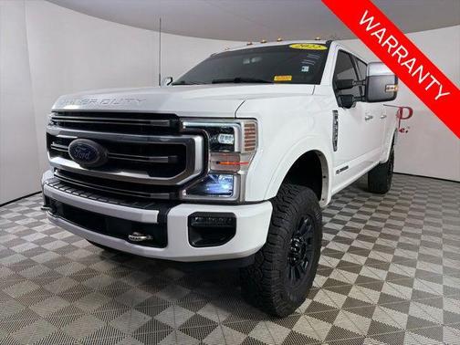 Star White Metallic Tri-Coat 2022 Ford F-350 Platinum