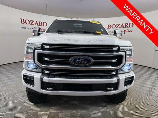 Star White Metallic Tri-Coat 2022 Ford F-350 Platinum