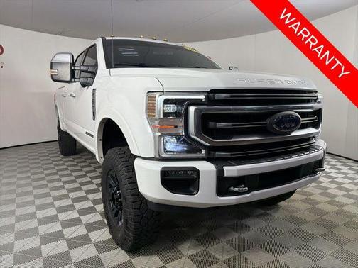 Star White Metallic Tri-Coat 2022 Ford F-350 Platinum