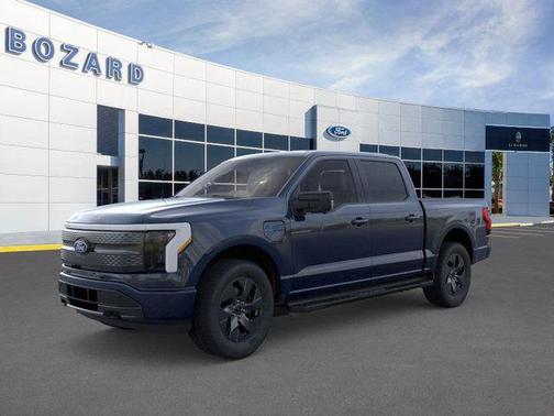 Antimatter Blue Metallic 2025 Ford F-150 Lightning Flash